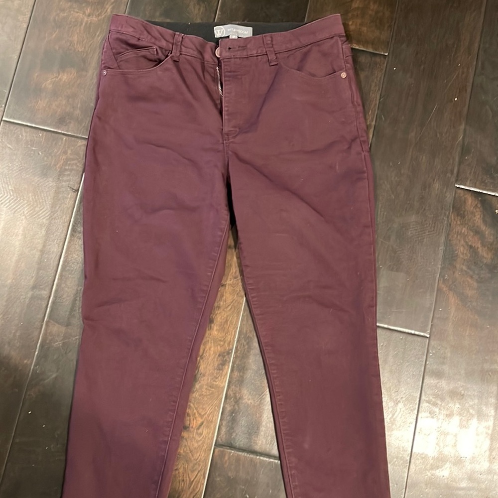 Wit & Wisdom Maroon Pants Size 8P